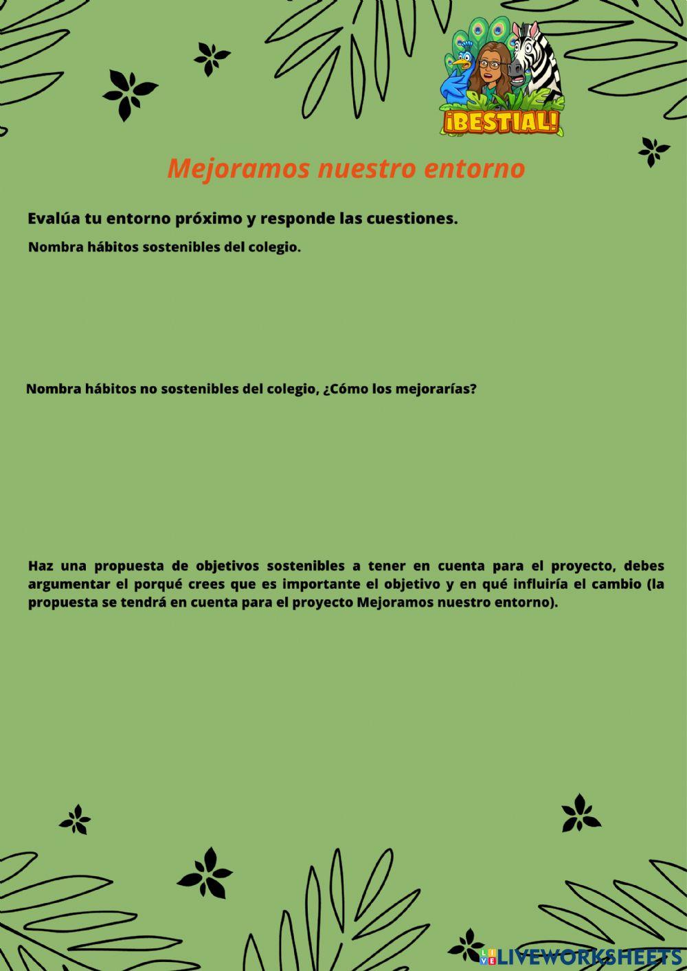 Mejoramos nuestro entorno