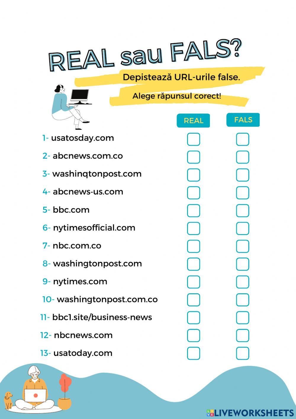 Depistarea URL-urilor false