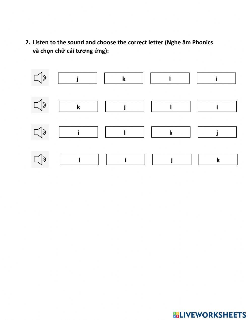 F&F1 - Unit 3 - Lesson 3 - Phonics i-l