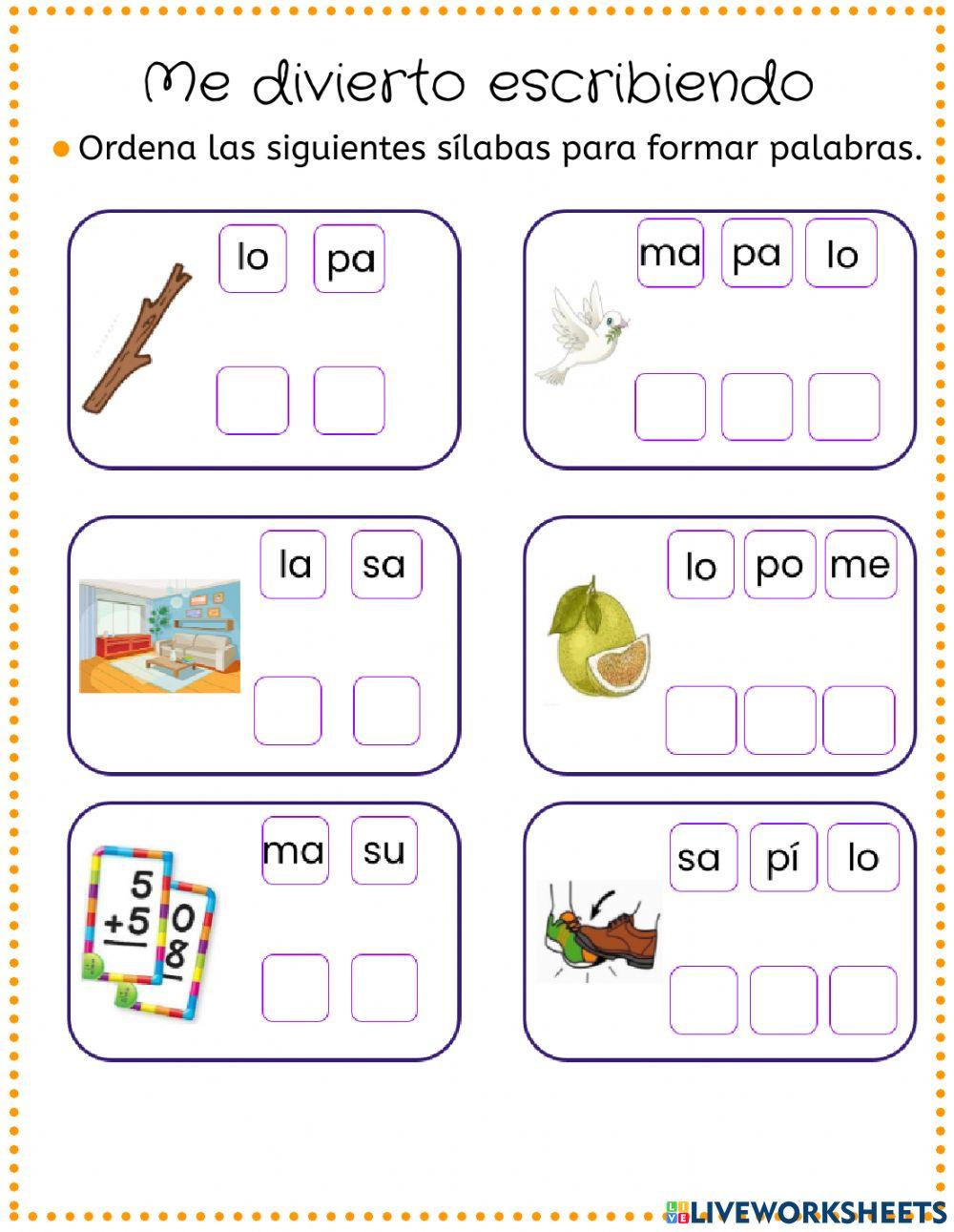 Me divierto escribiendo