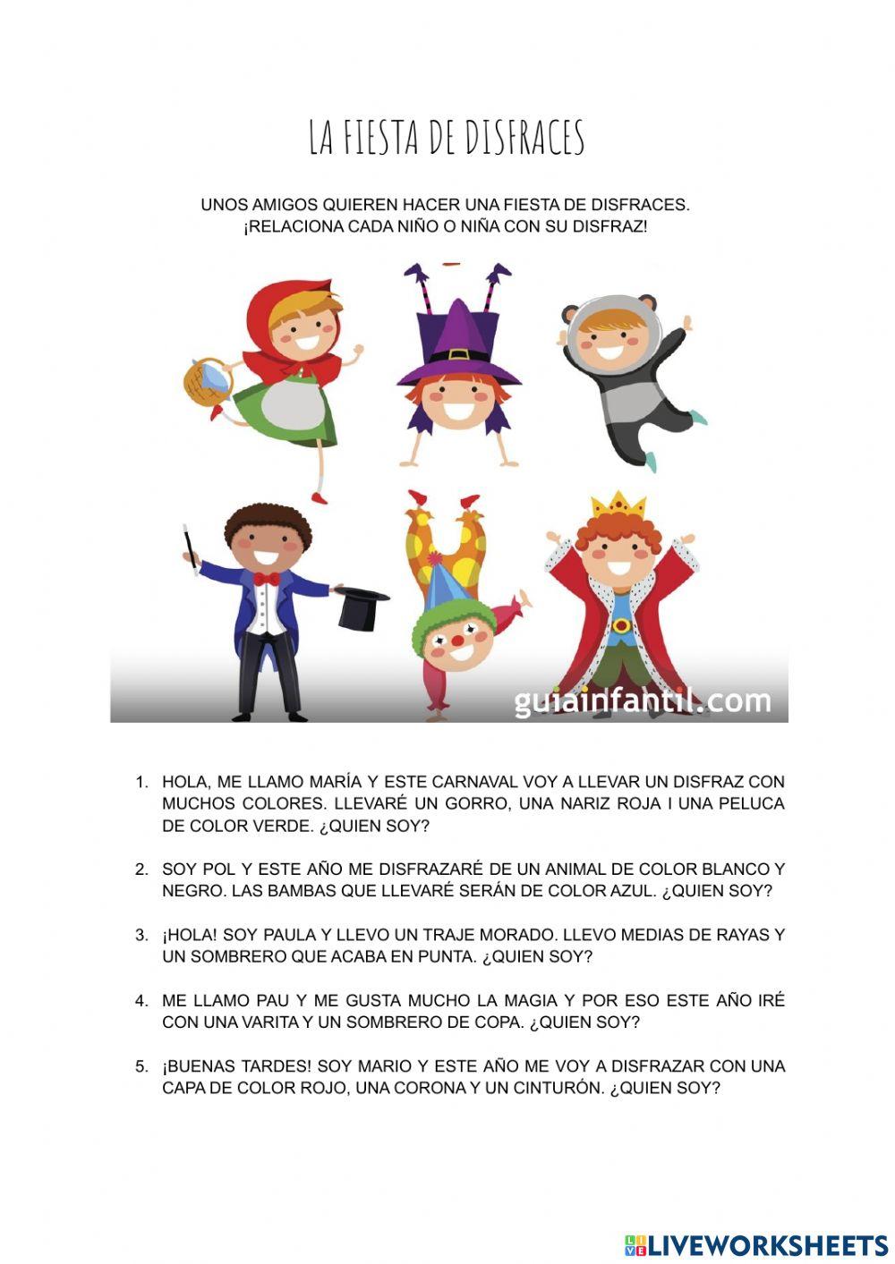 LA FIESTA DE DISFRACES