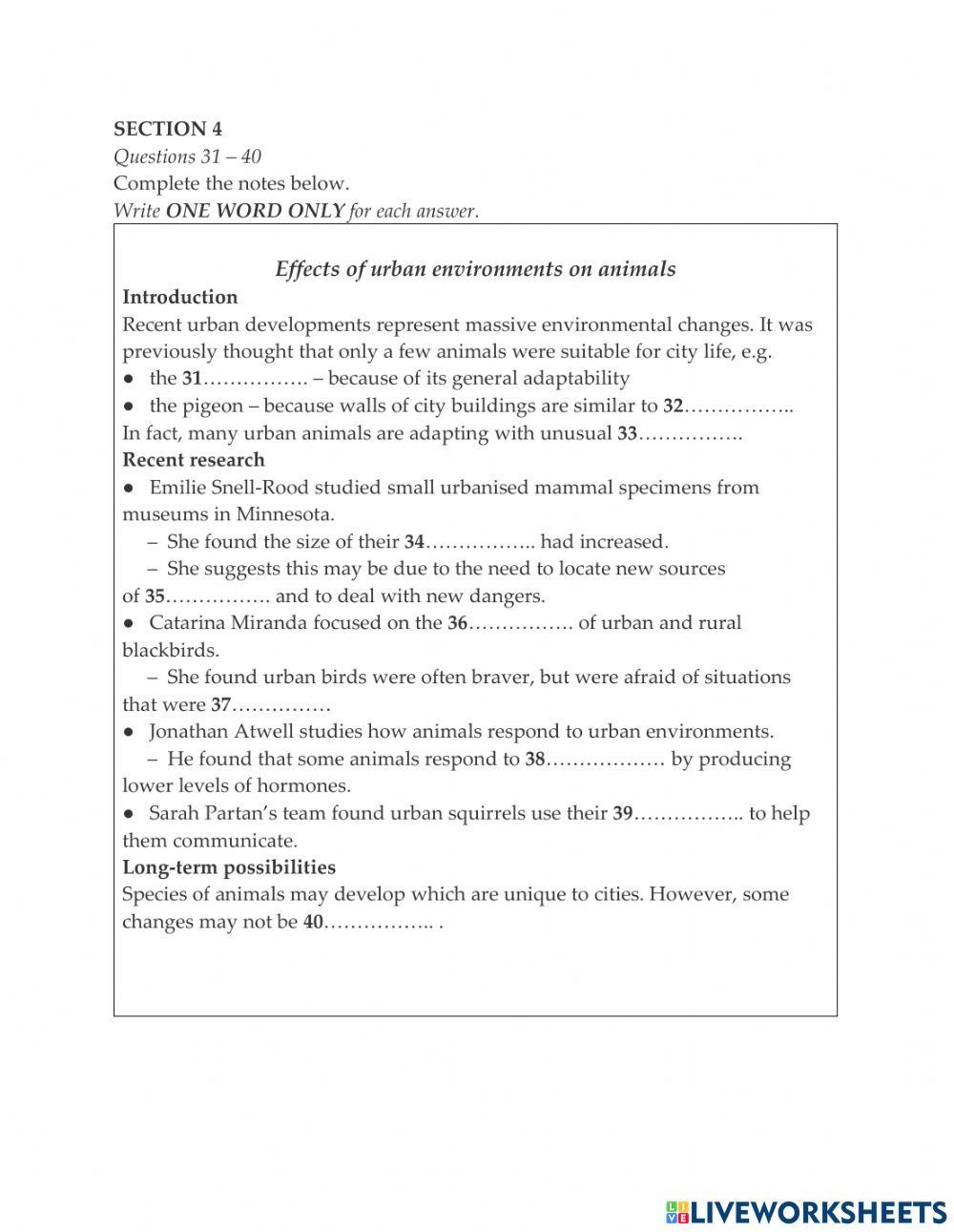 Cam 13 test 1 section 4 1301 thanhhien0203 live