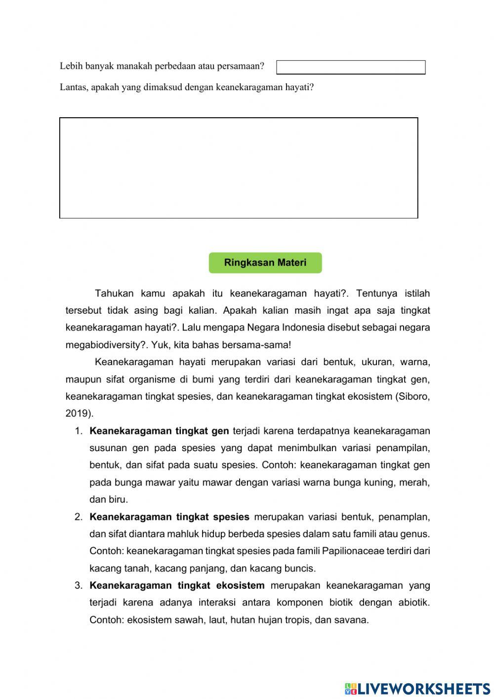 Keanekaragaman Hayati