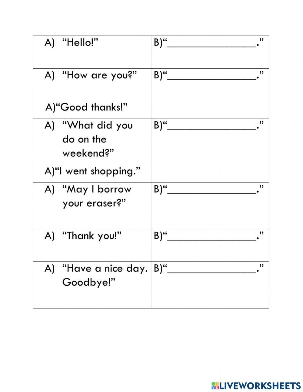 Interacting with Others