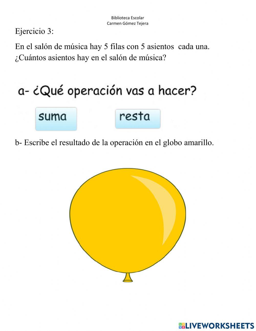 Problemas verbales: suma y resta