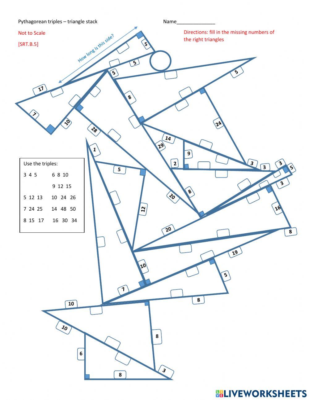 pythagorean-triples-worksheet-live-worksheets