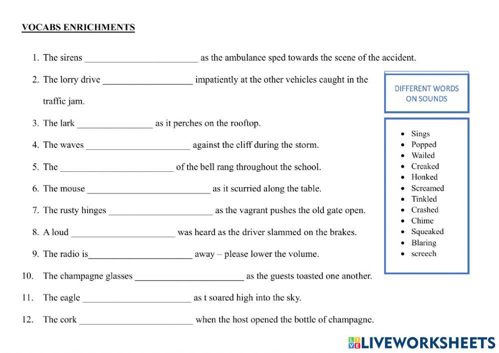 Describing your holiday