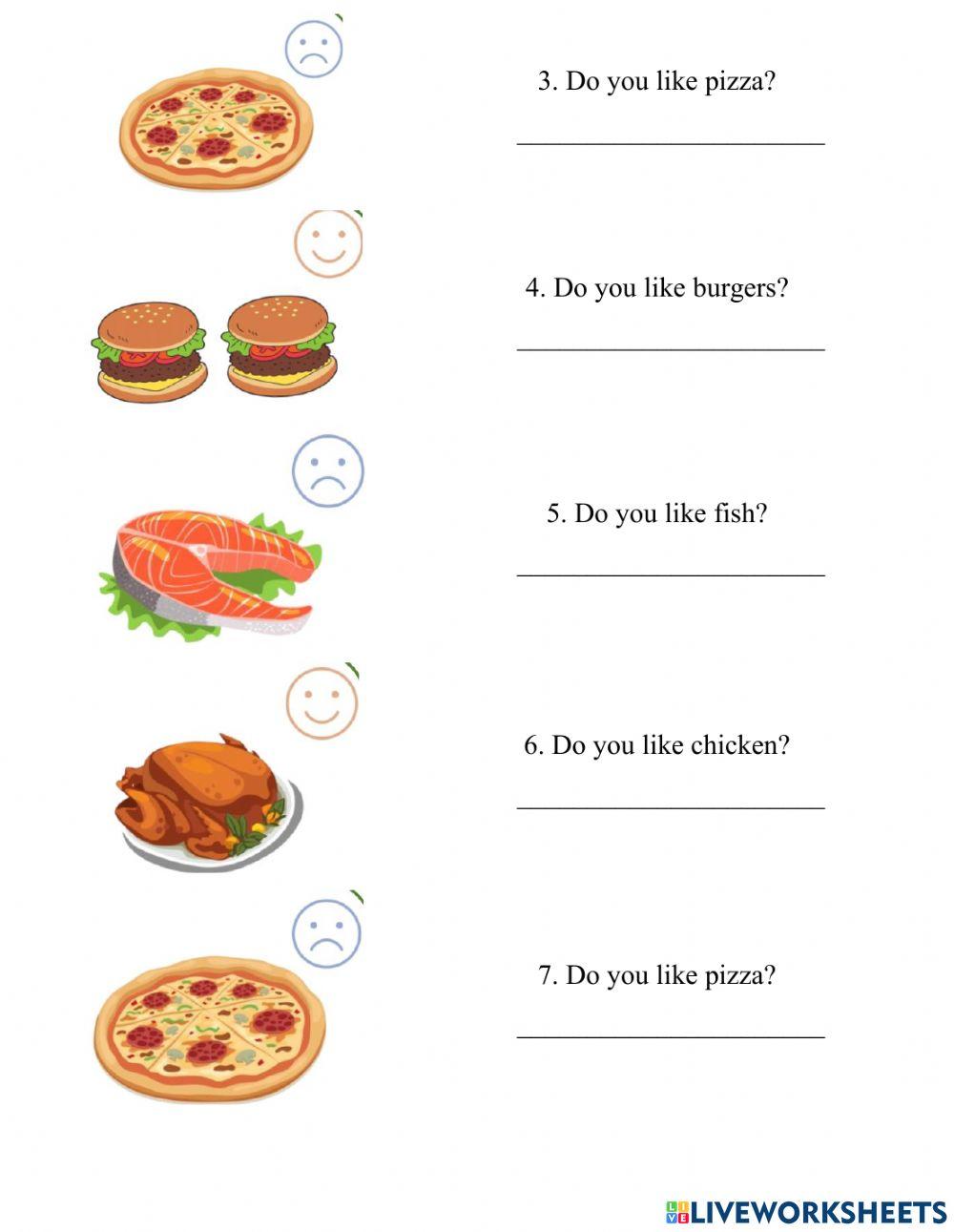 Grade 2-Unit 6 food- W 22