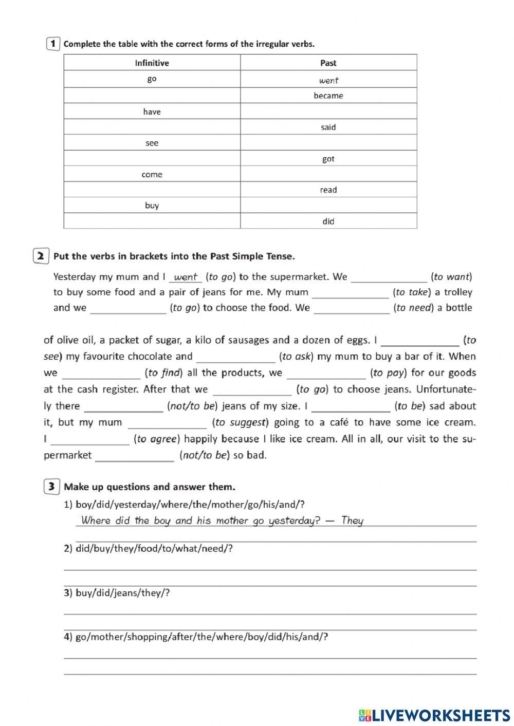 2292443 | Going Shopping Grammar Focus | Olga Khrystych