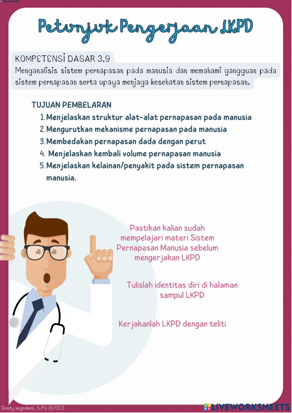 LKPD SISTEM PERNAPASAN