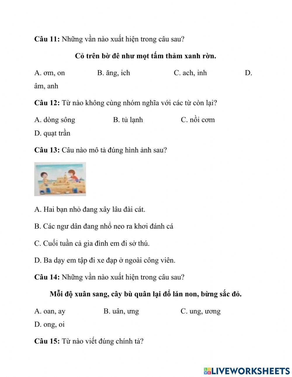 TNTV lớp 1 mới huyen