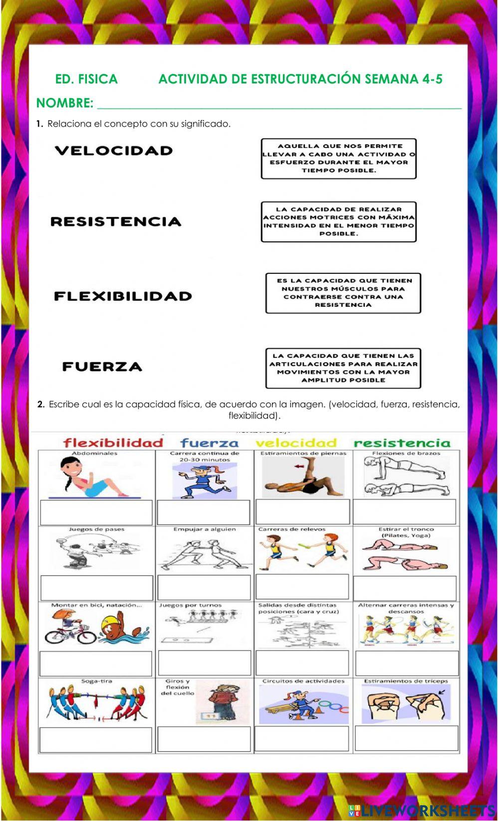 Ed. Física Estructuración Semana 4-5