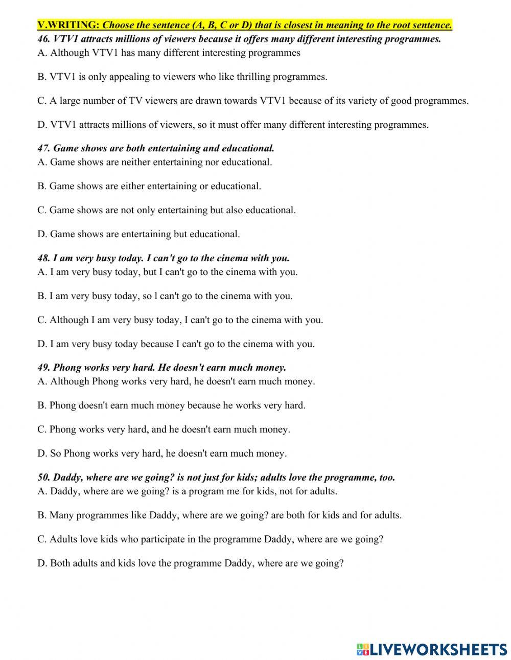 G6-review unit 7 - 50ctn test2