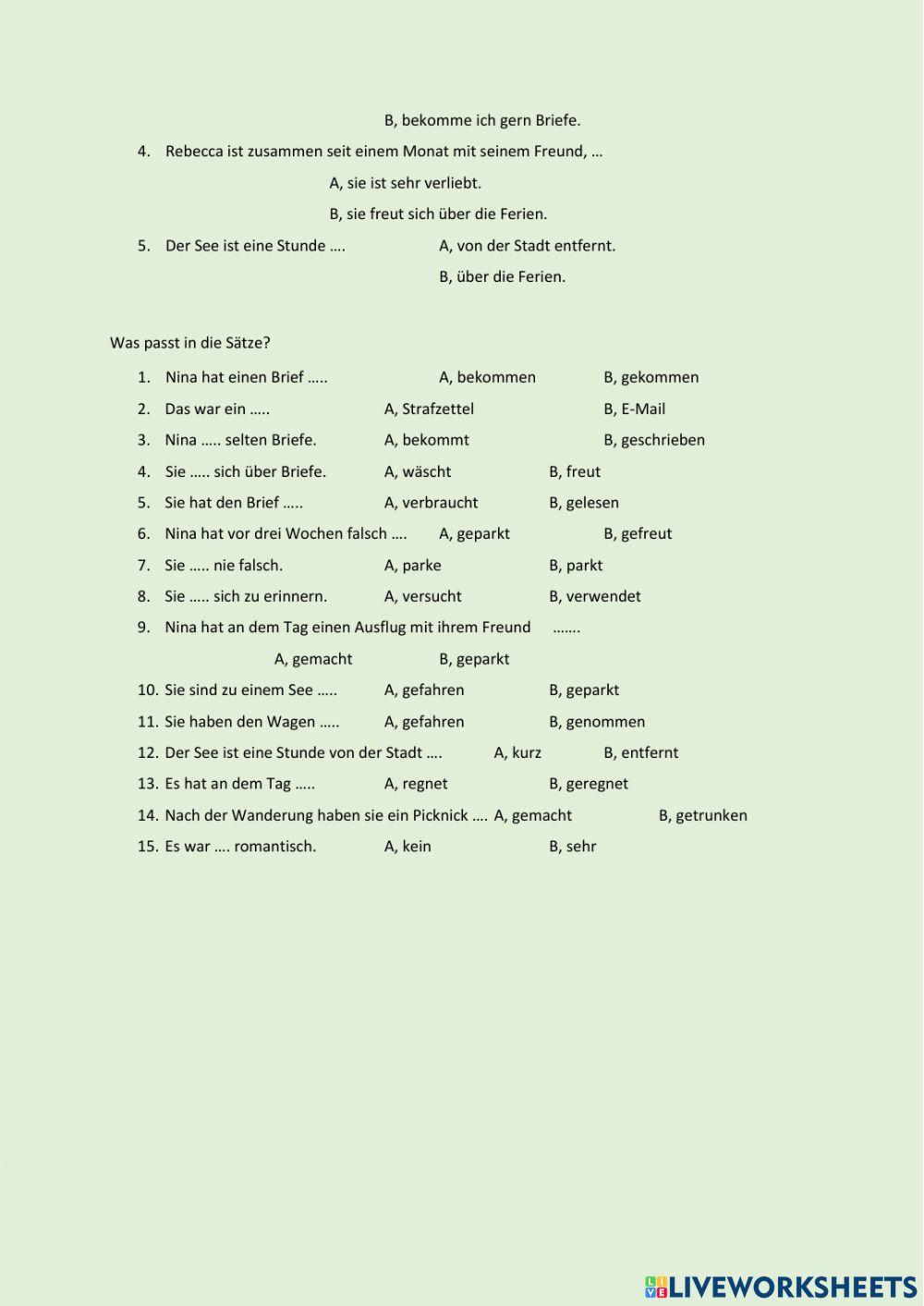 Wiederholung  - Strafzettel