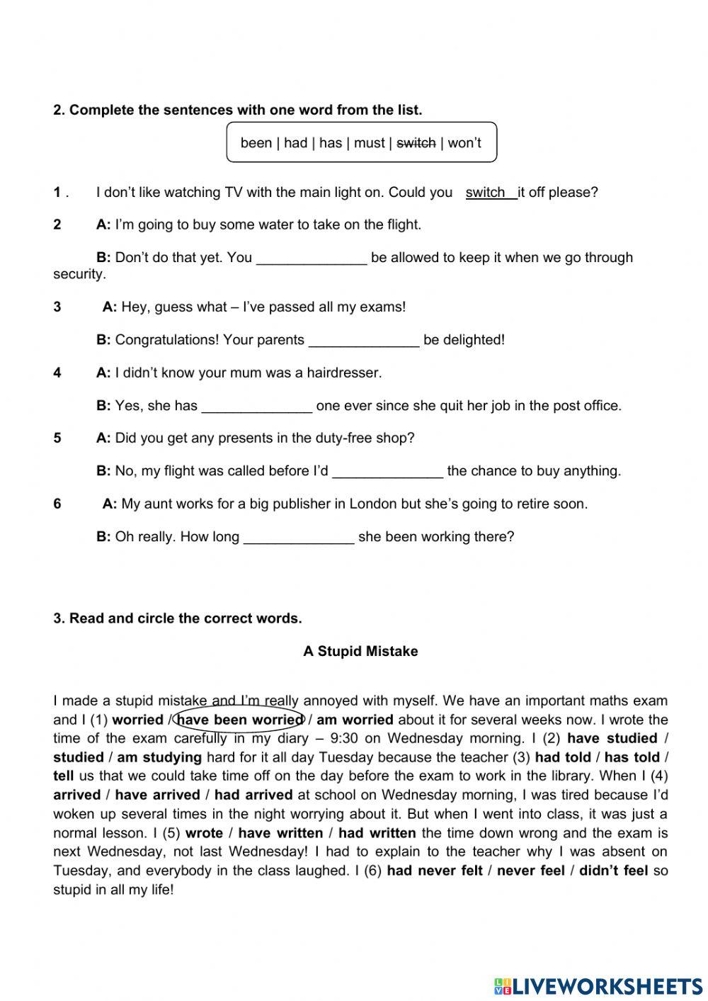 Pu 6  RW Unit 4-6 Reading