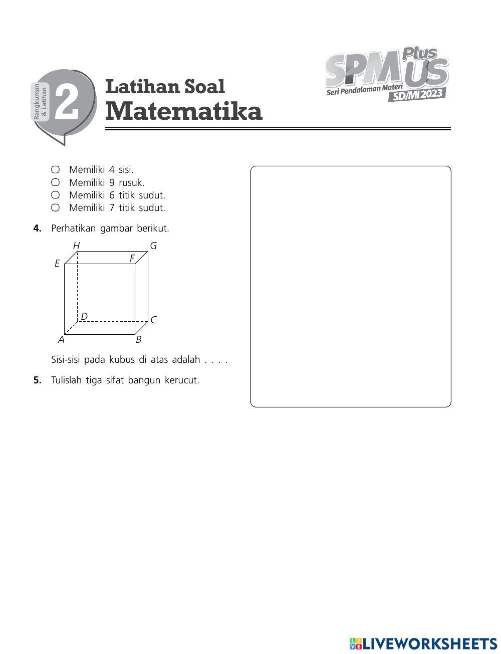 Pengantar bangun ruang