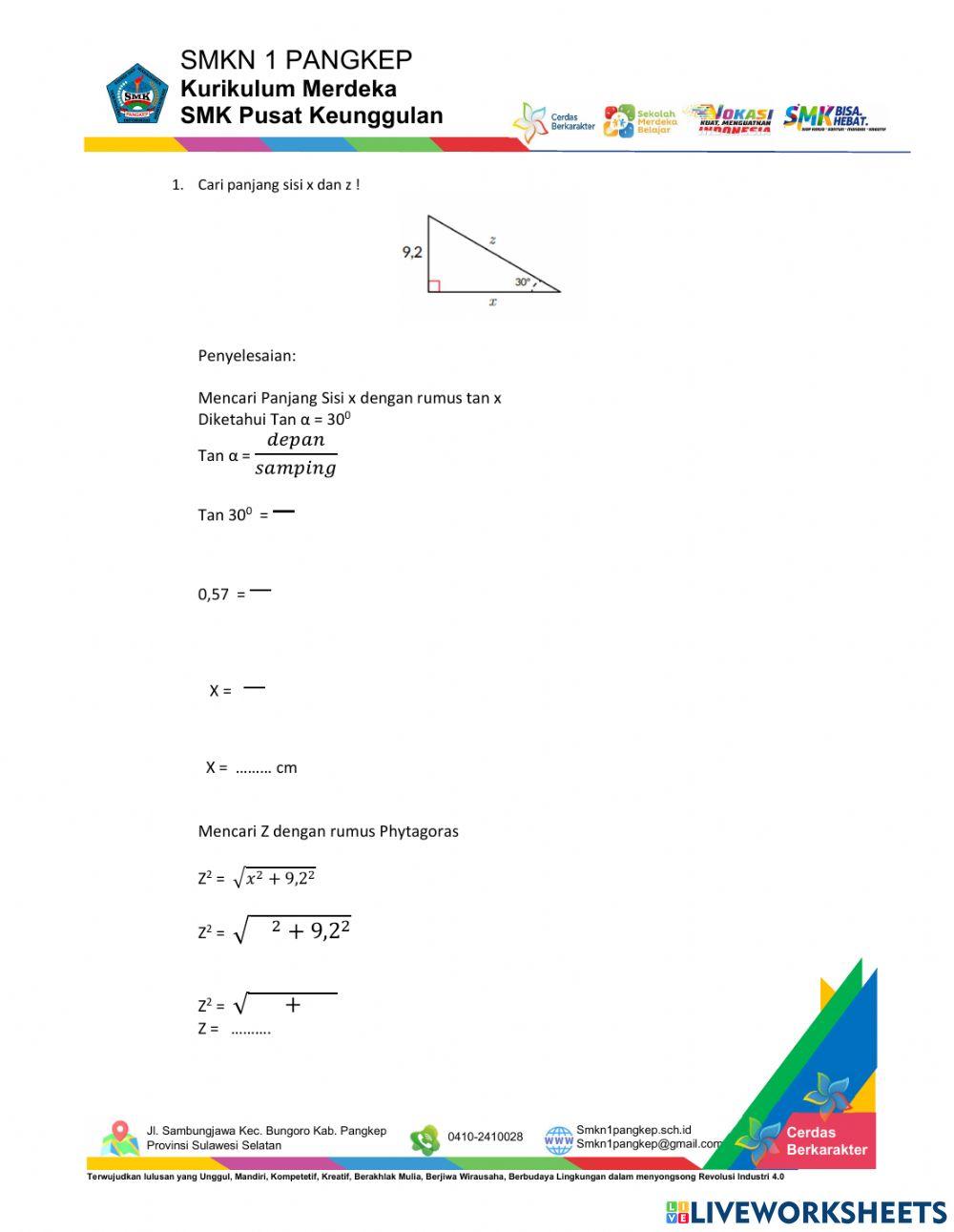 Perbandingan trigonomteri