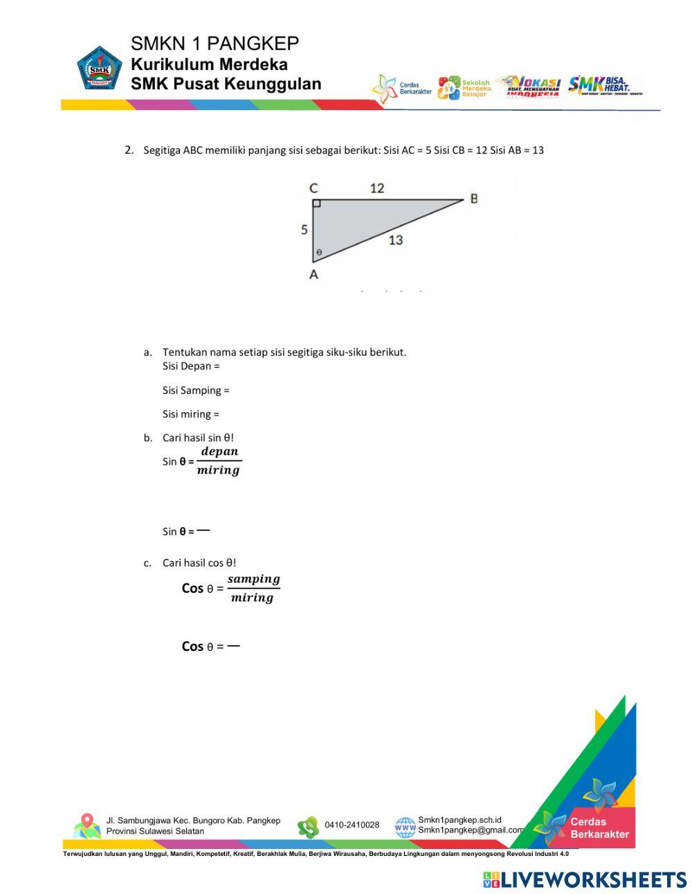 Perbandingan trigonomteri