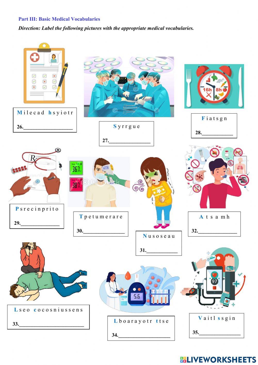 English Communication in Platinum Health Care Service (Midterm test)