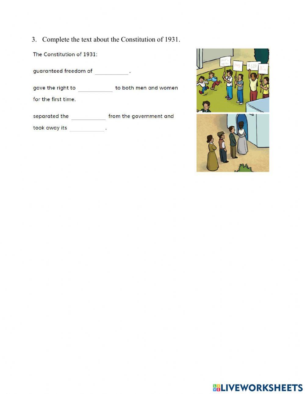 4.2 Path to Modern Spain. Modernisation and 2nd Republic