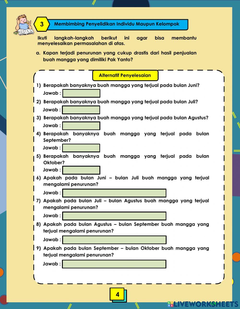Lembar Kerja Peserta Didik Elektronik (E-LKPD) berbasis Problem Based Learning