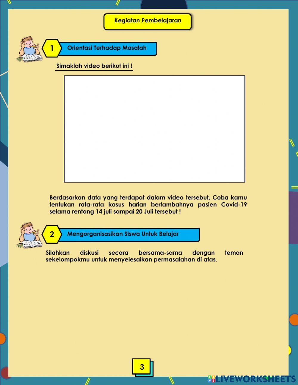 Lembar Kerja Peserta Didik Elektronik (E-LKPD) Berbasis Problem Based Learning