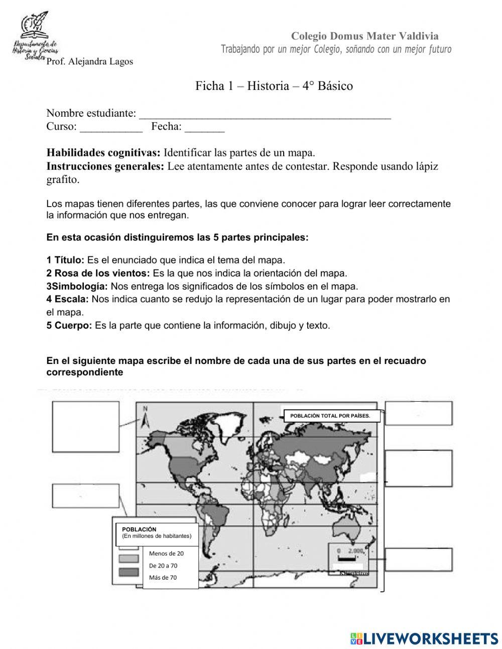 Ficha 1 4 Grado Historia
