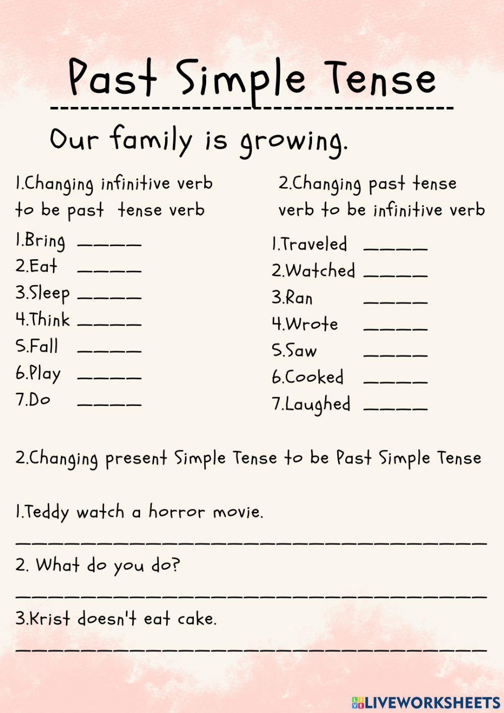 2293743 Past simple tense EASY natthakitch