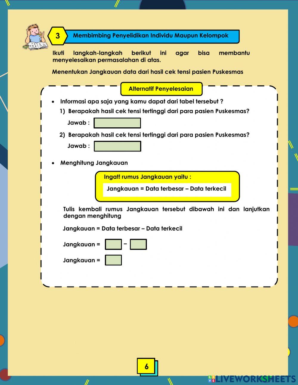 Lembar Kerja Peserta Didik Elektronik (E-LKPD) Berbasis Problem Based Learning