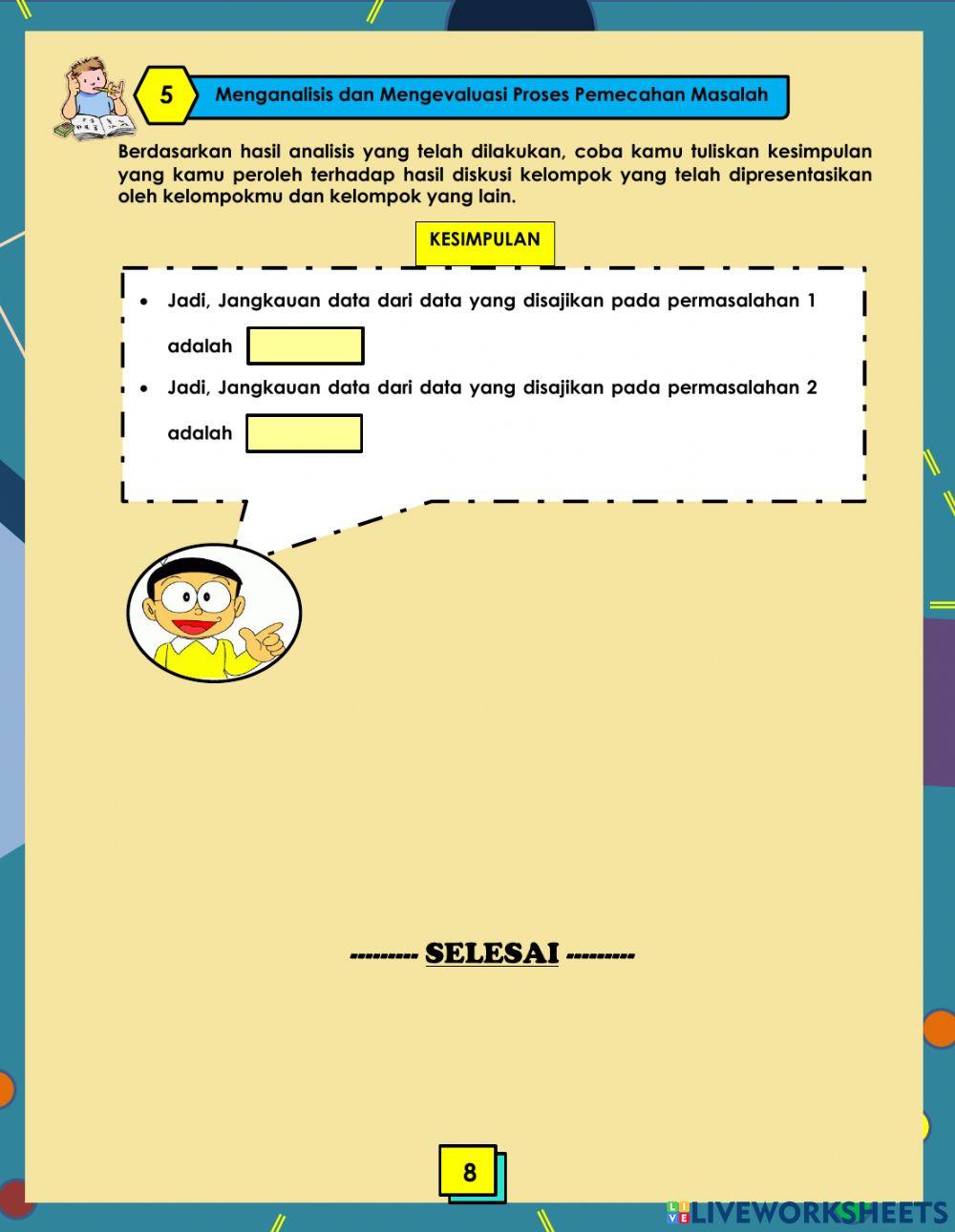 Lembar Kerja Peserta Didik Elektronik (E-LKPD) Berbasis Problem Based ...