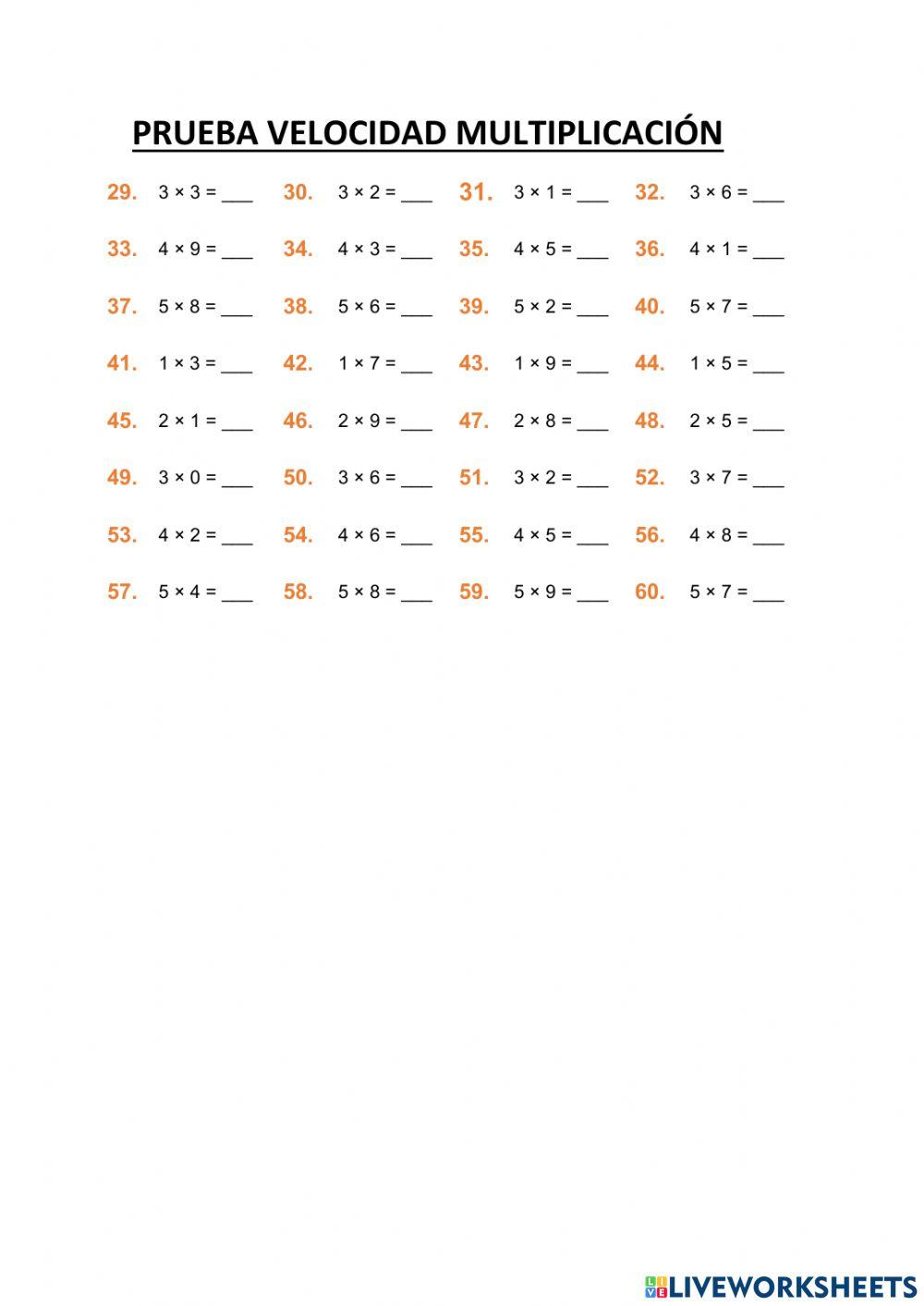 Cálculo Rápido 3º 