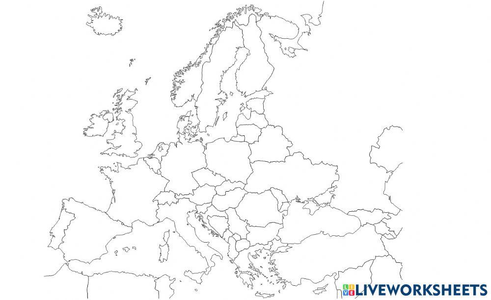 Mapa Europa