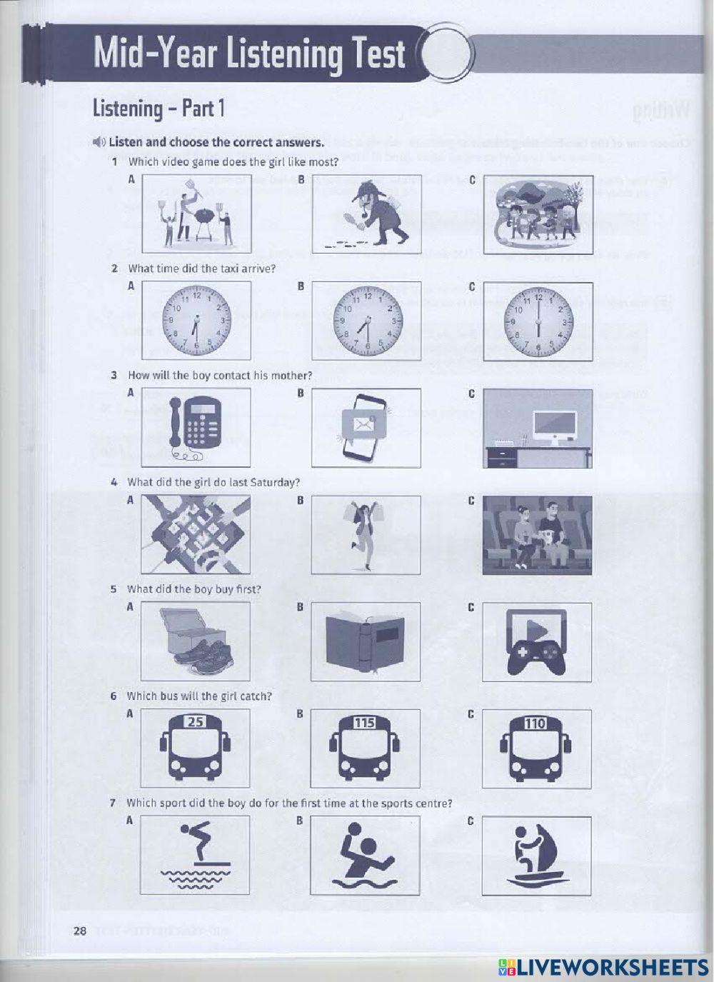 Ultimate English B1 Midterm Test