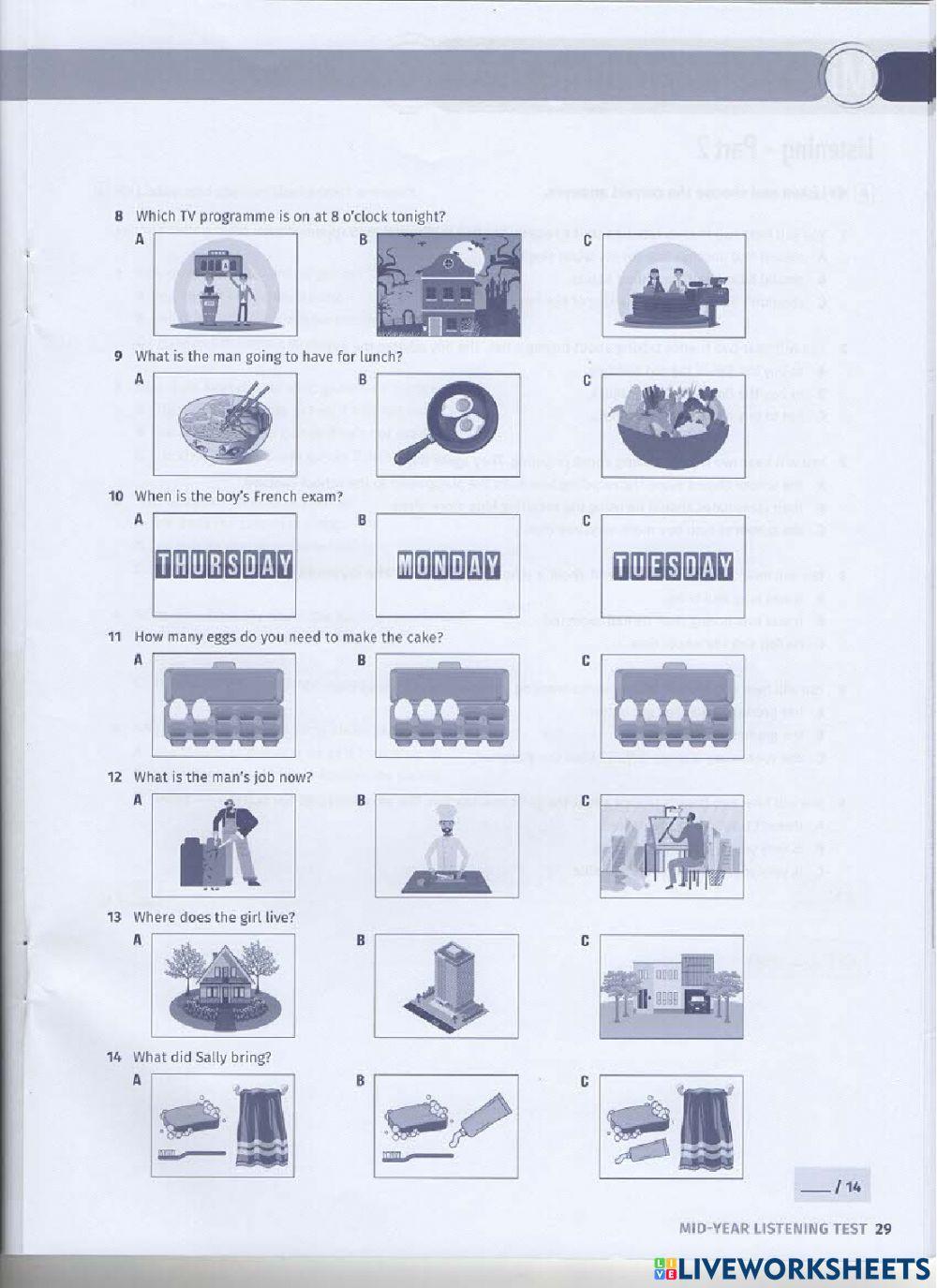 Ultimate English B1 Midterm Test