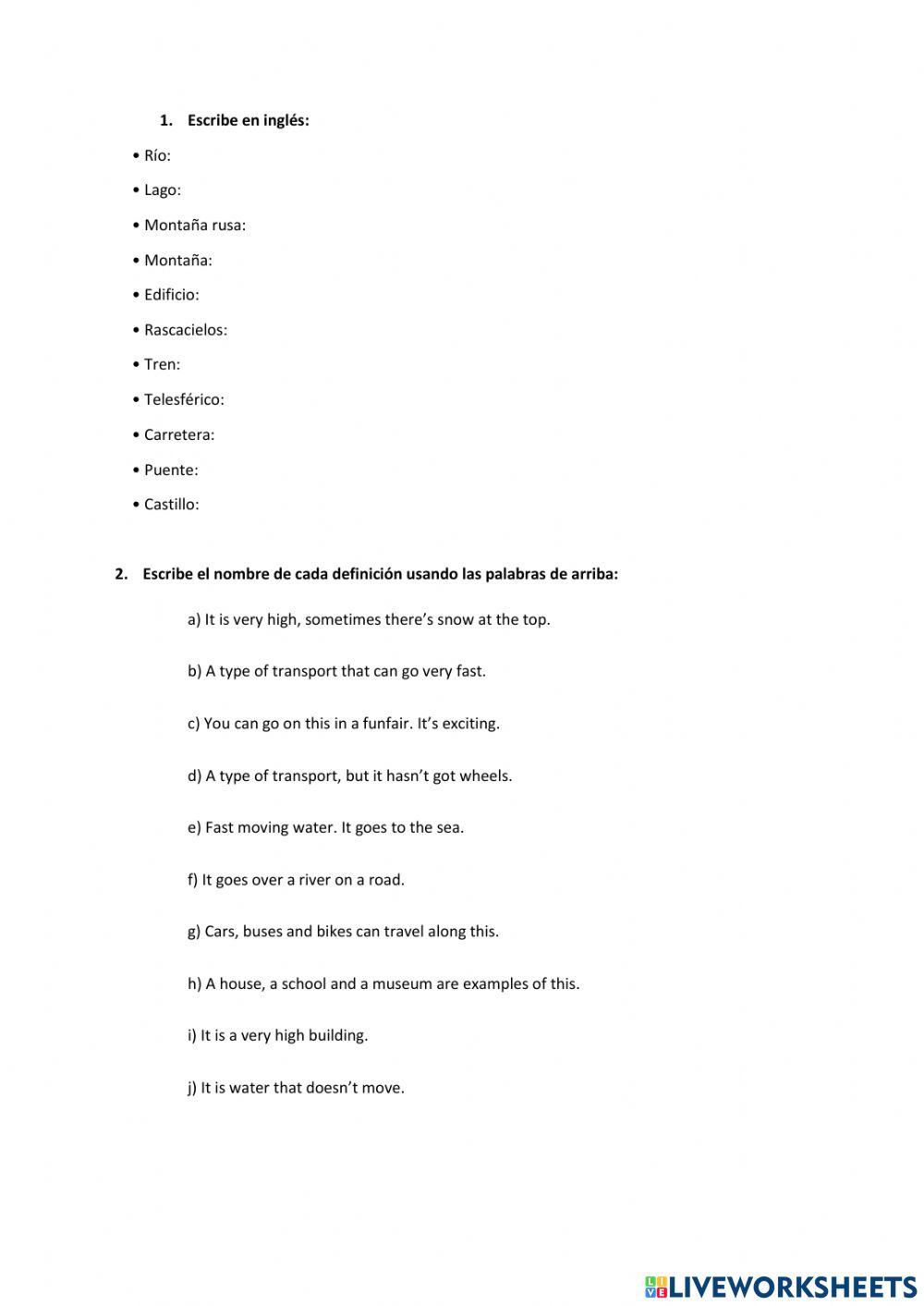 Comparatives and superlatives