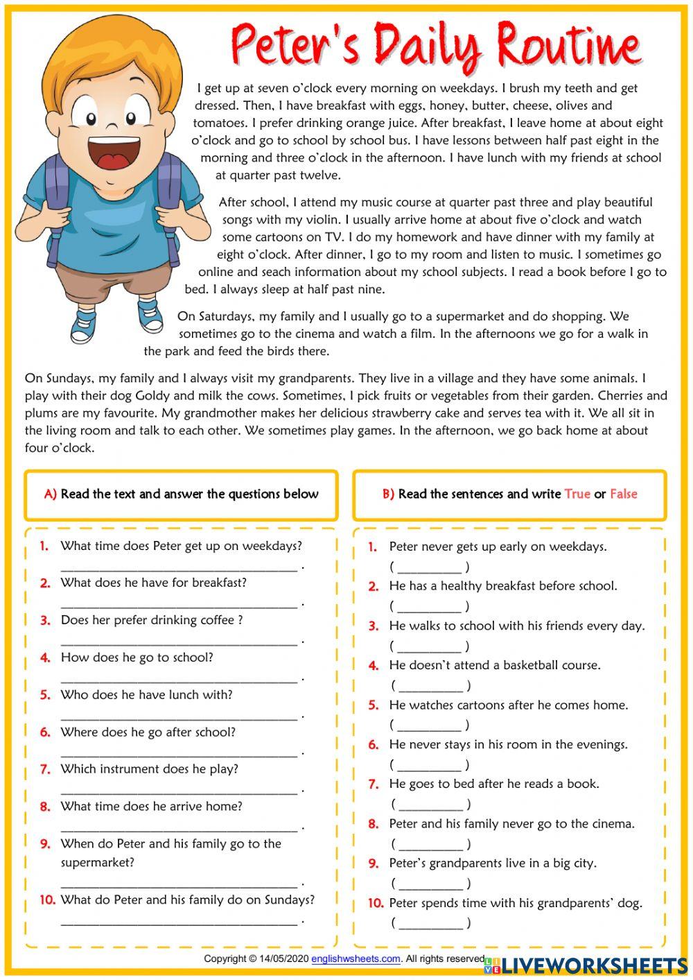 6929366 simple present reading daily routine karla