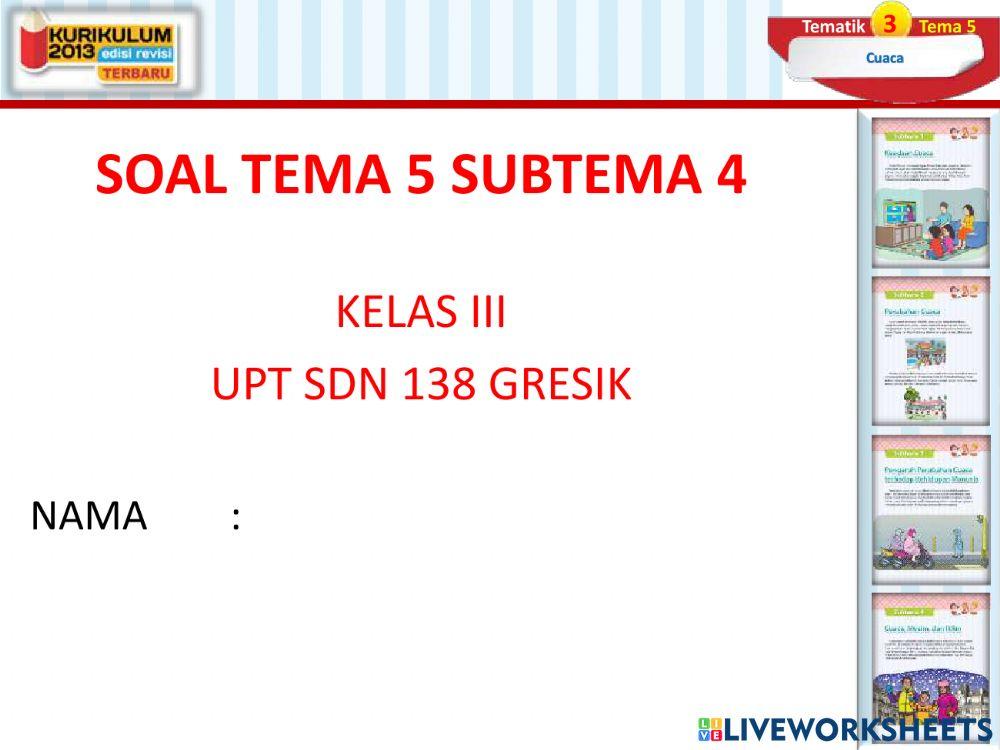 Tema 5 subtema 4