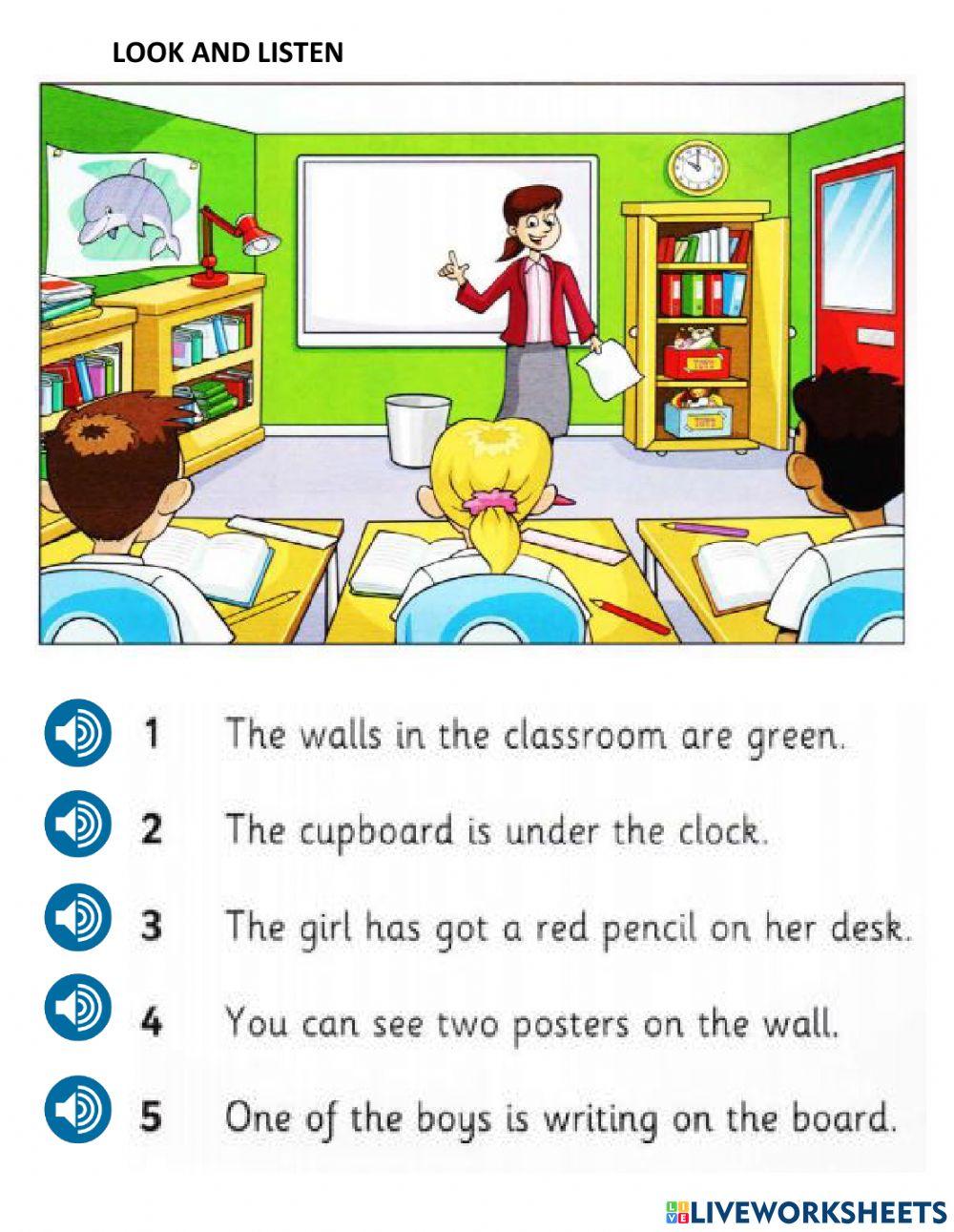 Listening homewoork for starters