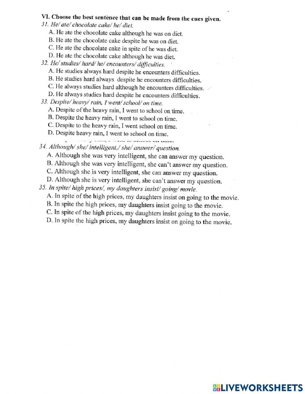 Lop 7- unit 8- test 2