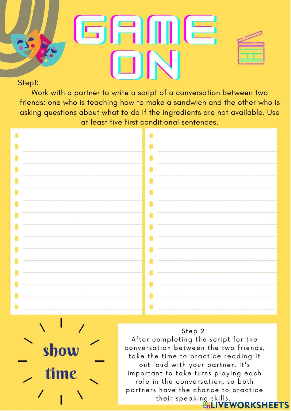 The first conditional