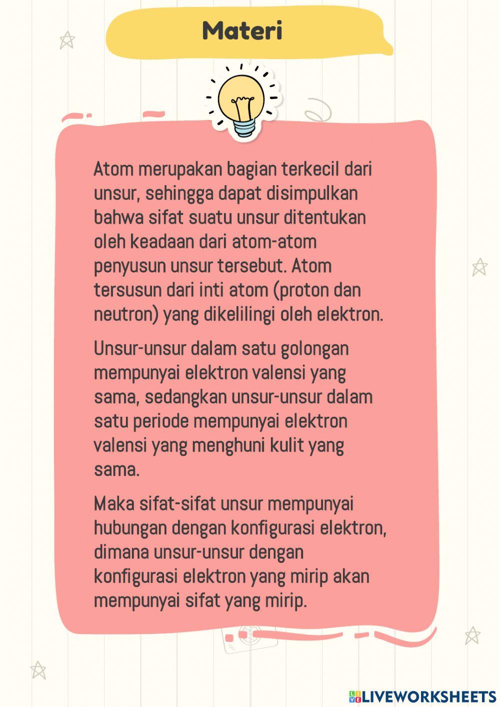 LKPD Sistem Periodik Unsur