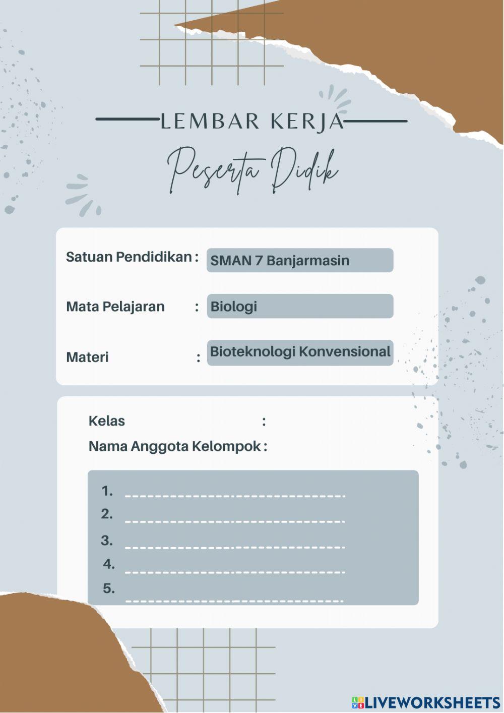 LKPD Bioteknologi Konvensional