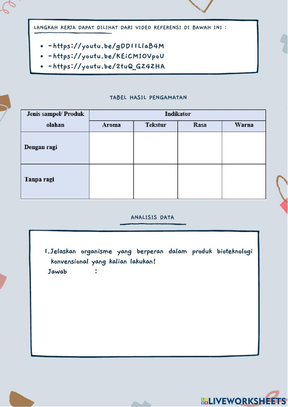 LKPD Bioteknologi Konvensional
