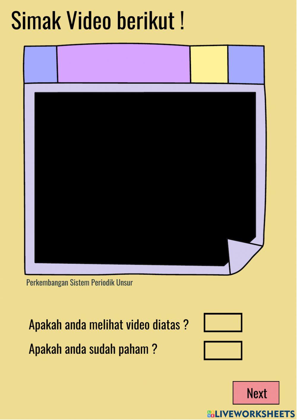 Sistem Periodik Unsur Bagian VI . 1