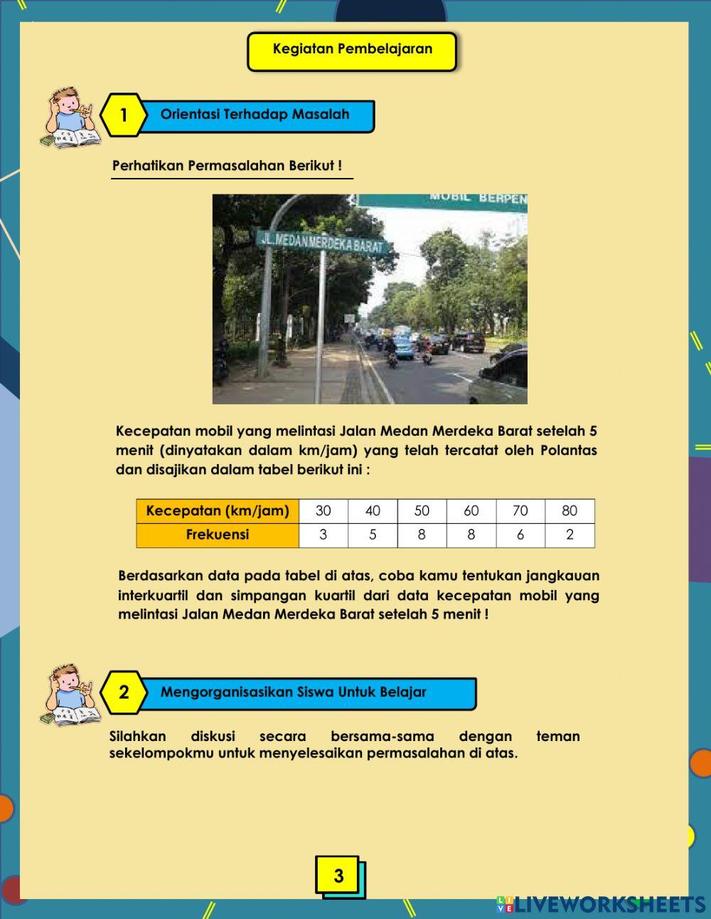 Lembar Kerja Peserta Didik Elektronik (E-LKPD) Berbasis Problem Based Learning