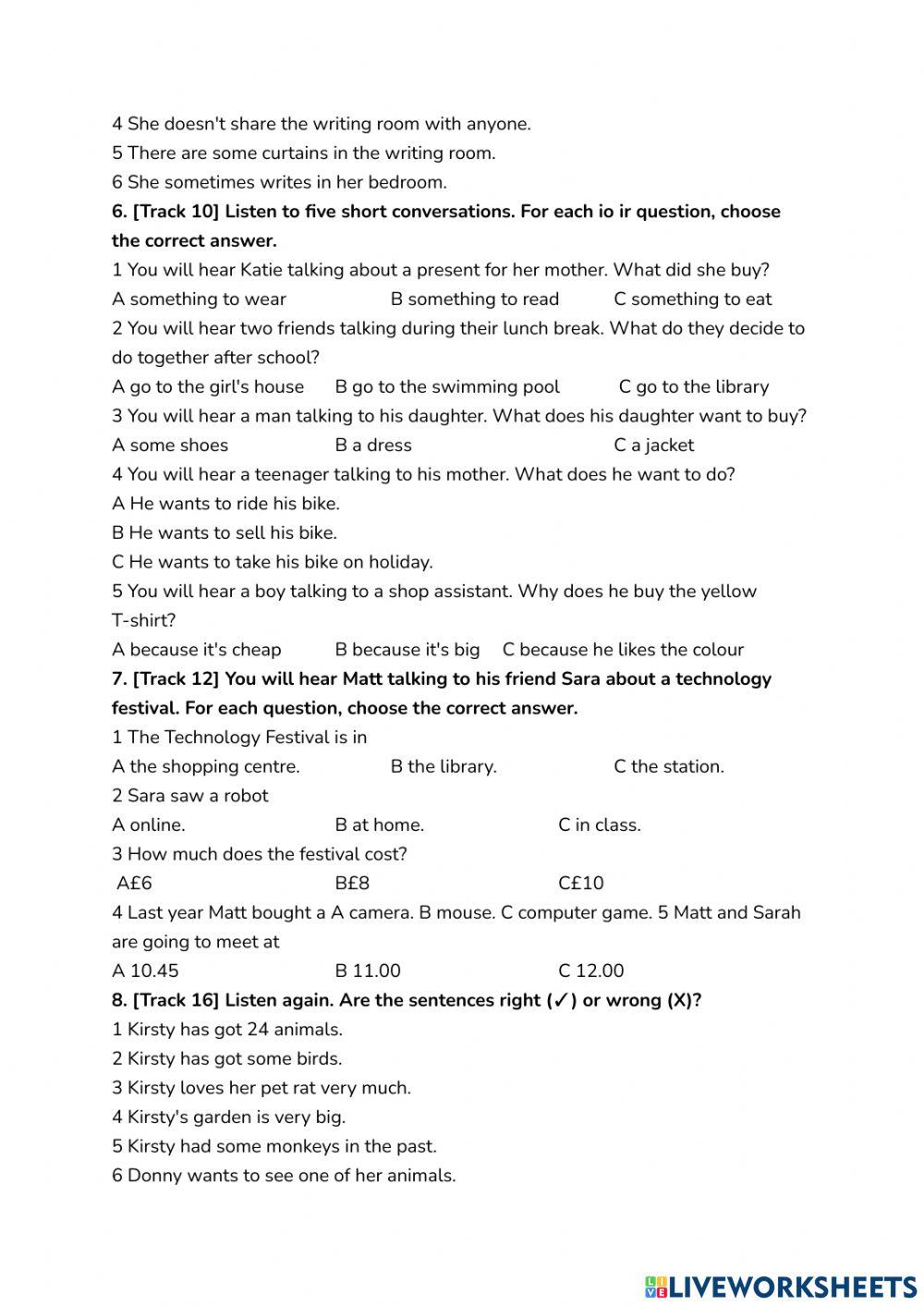 Prepare 2 - LISTENING