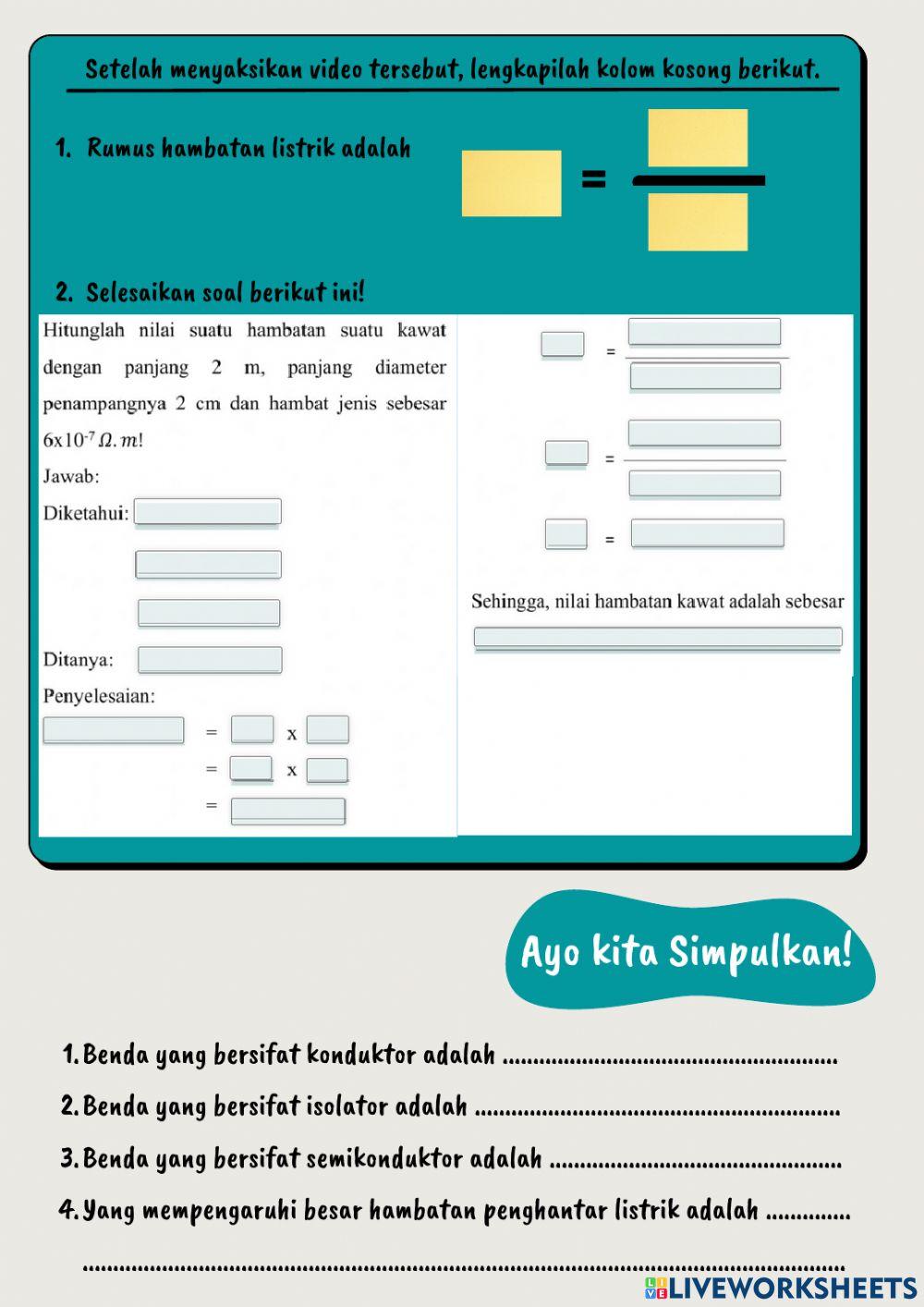 LKPD Hantaran Listrik