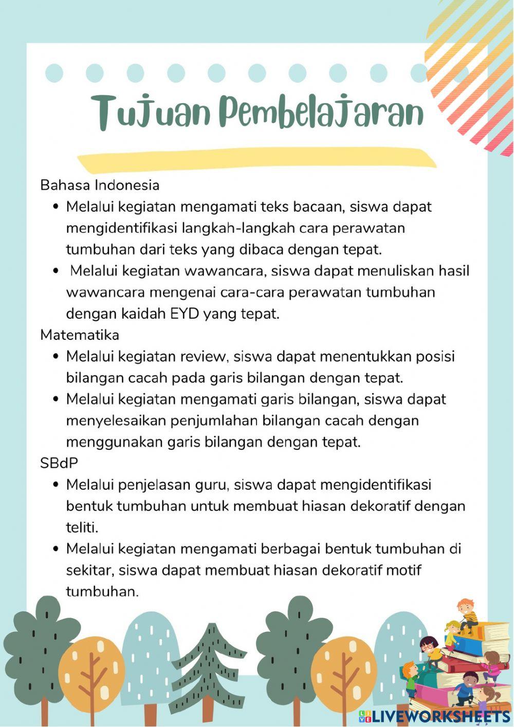 Pembelajaran Tematik Kelas 3 Tema 2 Subtema 3 Pembelajaran 3