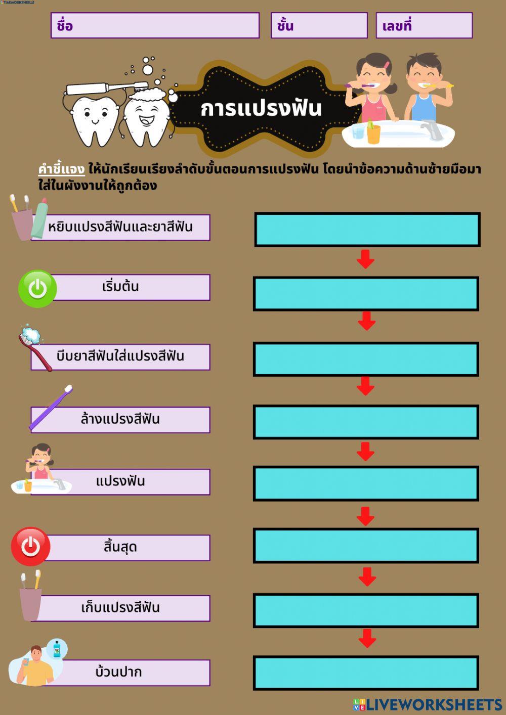 ใบงานอัลกอริทึม