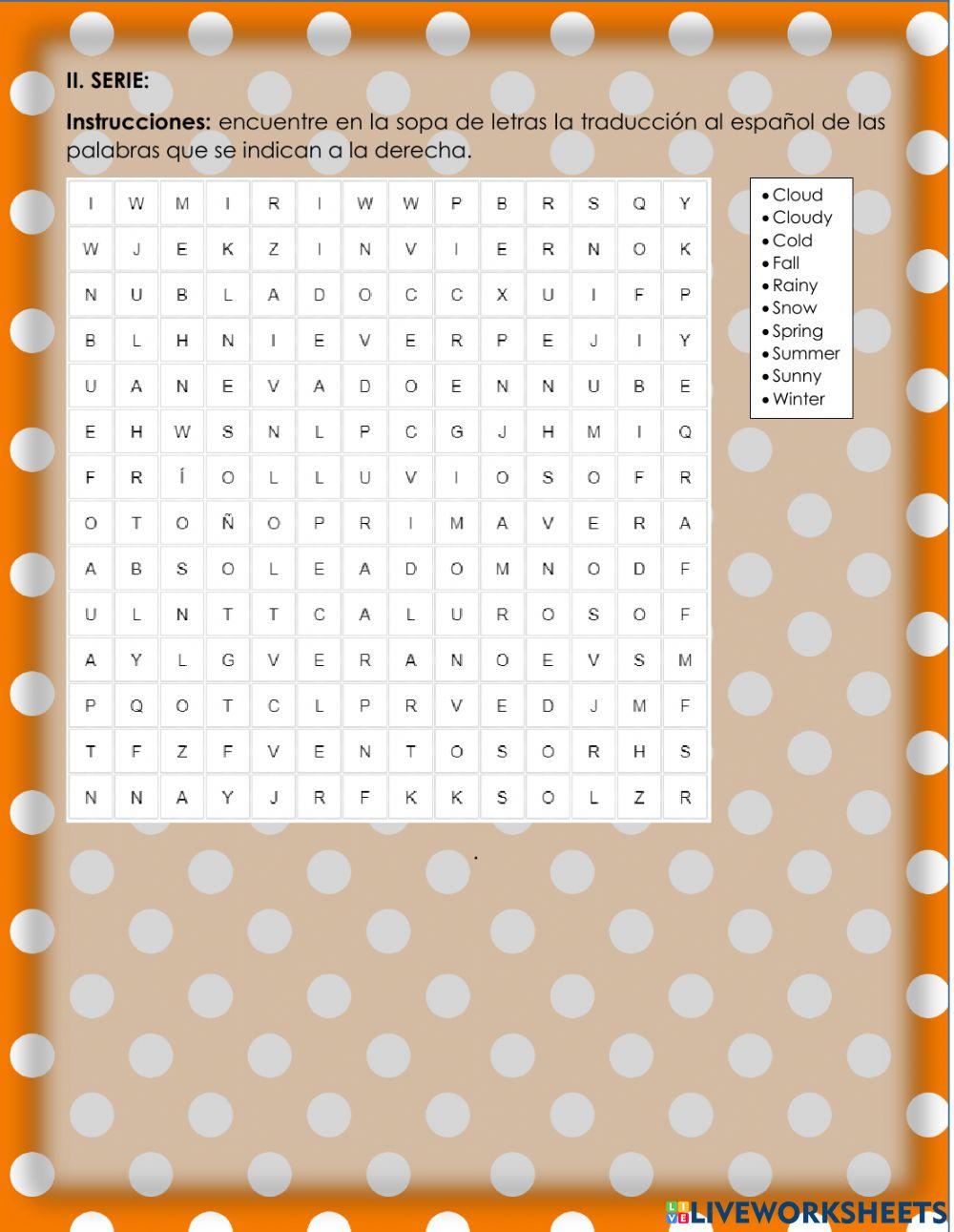 The seasons 2. 4°-Ficha2-2023